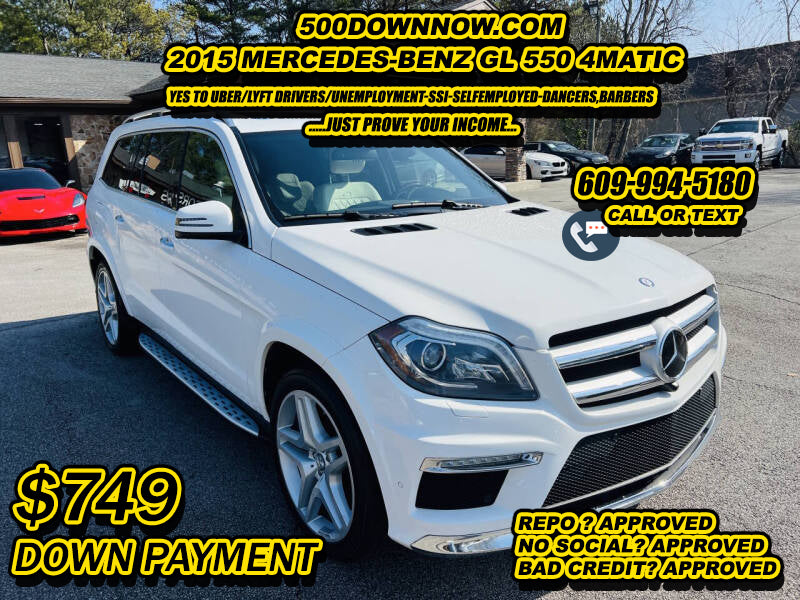 2015 Mercedes-Benz GL 550 4MATIC $749 DOWN & DRIVE IN AN HOUR!!!