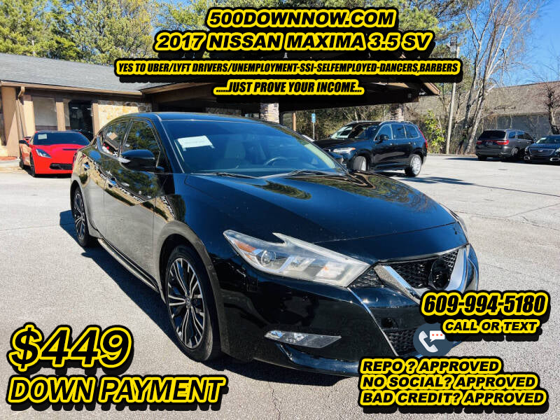 2017 Nissan Maxima 3.5 SV $449 DOWN  & YOU DRIVE TODAY!